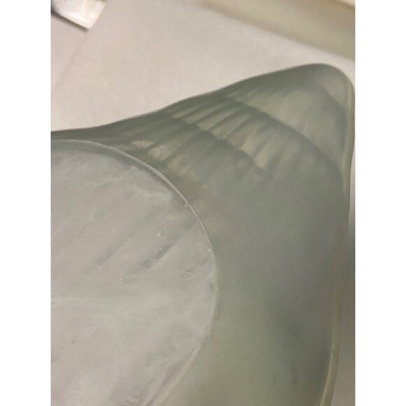 Handcrafted Resin SeaShell soap Trinket Tray Bathroom Decor Pearl White - Picture 5 of 9